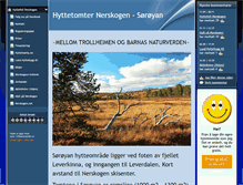 Tablet Screenshot of nerskogenhytter.com
